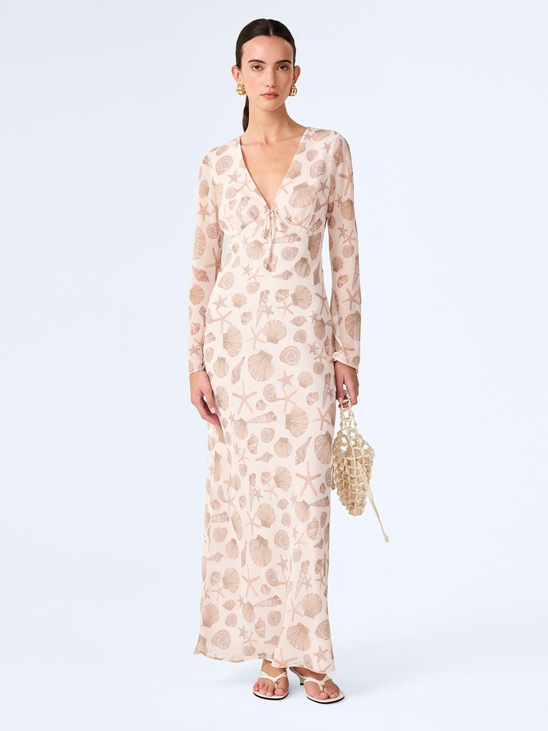 Marj Dress in Painterly Shell Print (6)