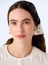 Tahiti Headscarf in Black Polka Dot and White Polka Dot